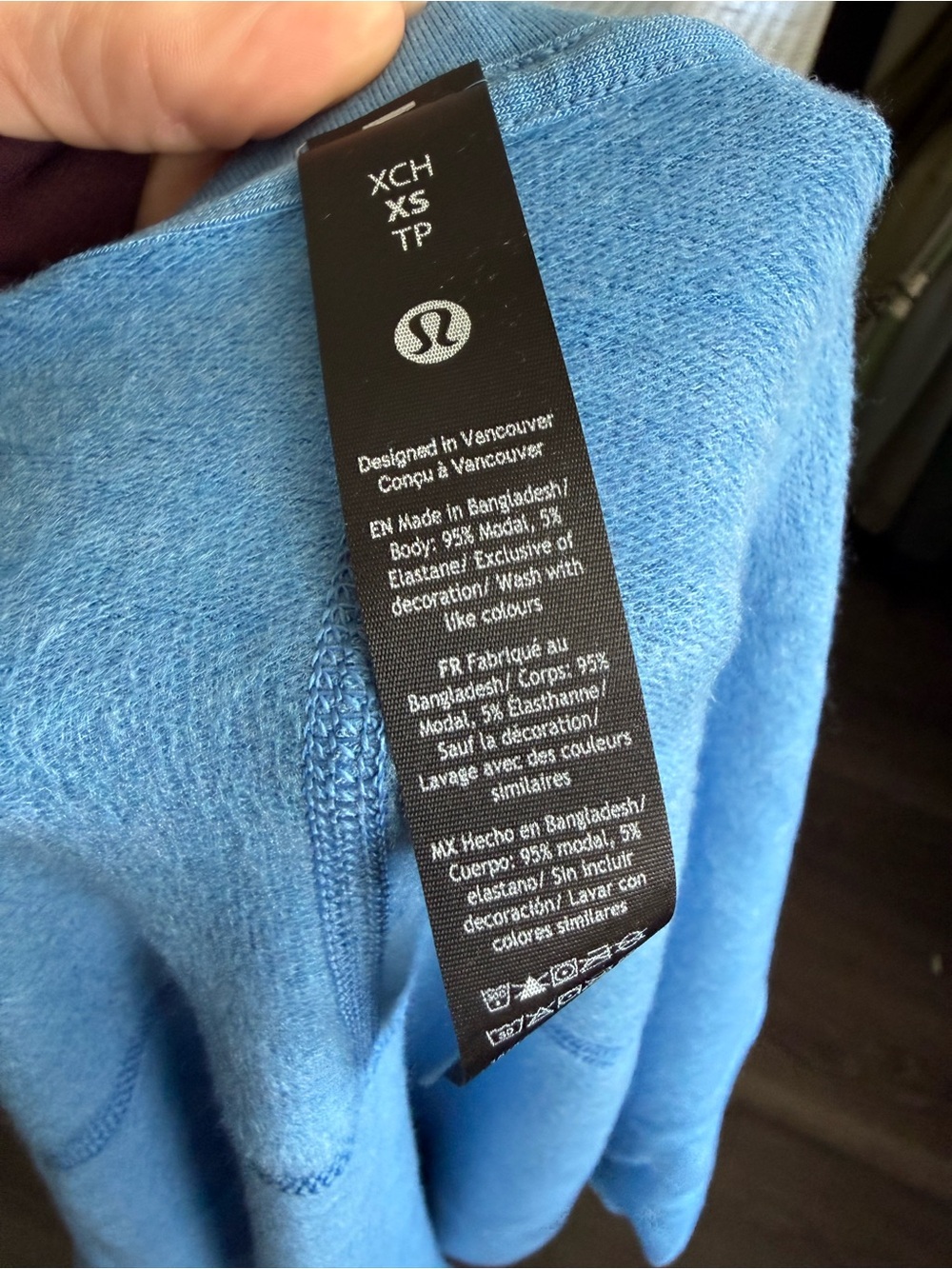 NWT Lululemon Men’s BeCalm Relaxed-Fit T-Shirt in Heathered Ocean Wave - XS - Picture 7 of 9